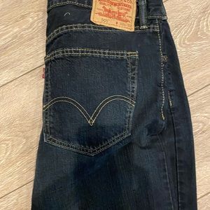 Levi 32/32 dark wash 505